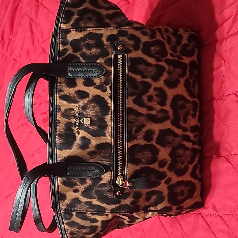 Leopard print Michael Kors handbag